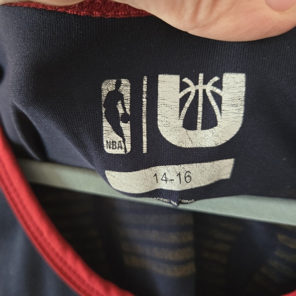 NBA Cavaliers Kids Tank Top - Navy and Yellow - Picture 2 of 4